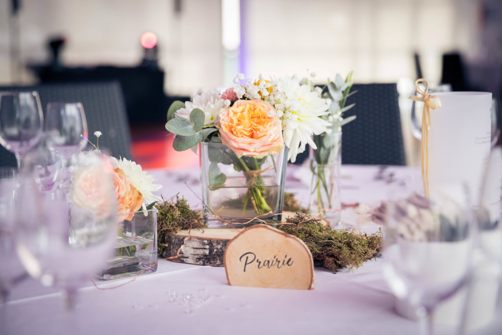 Centre de table décoration florale
